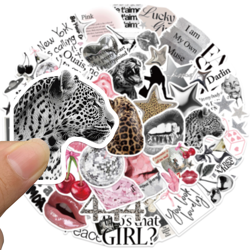 50pcs Silver Lucky Sticker Fas - مراجعة Home Decor Wall Panels وسعره