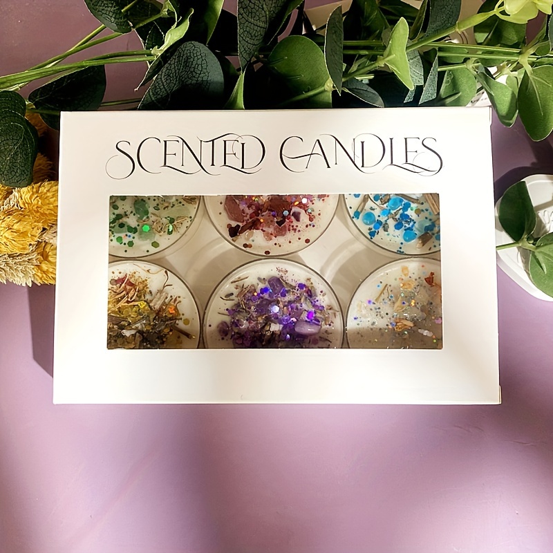 Set of 6 Scented Candles Fragr - مراجعة Scented Candle Set وسعره
