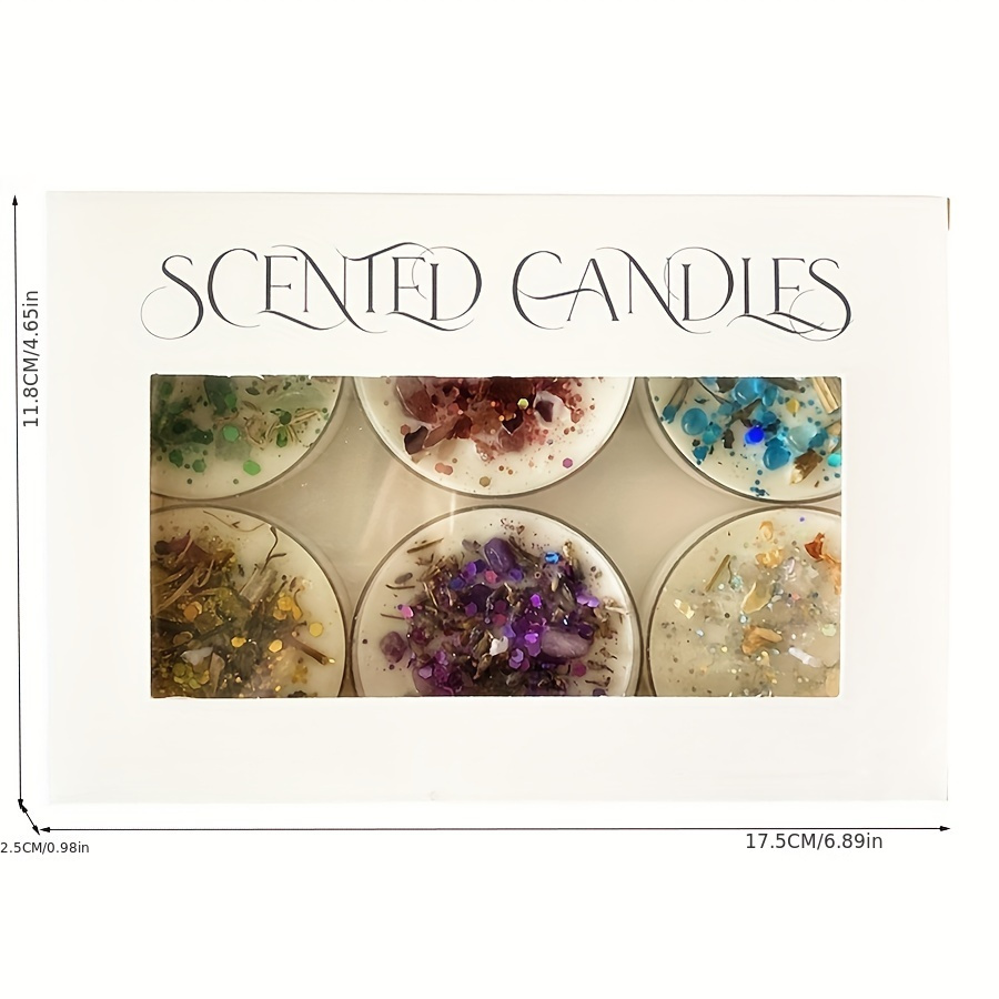Set of 6 Scented Candles Fragr - مراجعة Scented Candle Set وسعره
