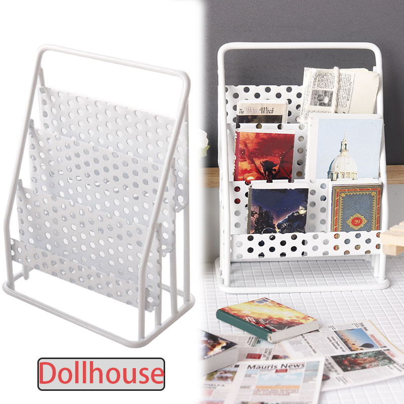 1:12 Dollhouse Iron Storage Ra - مراجعة Home Decor Furniture وسعره