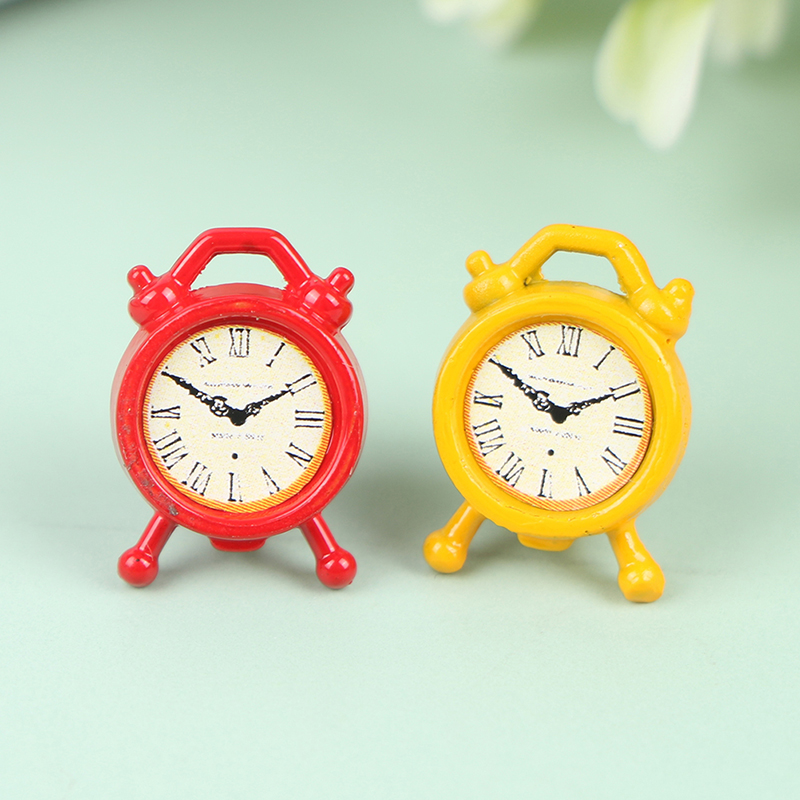 1PC 1:12 Scale Alarm Clock Dol - مراجعة Home Decor Furniture وسعره