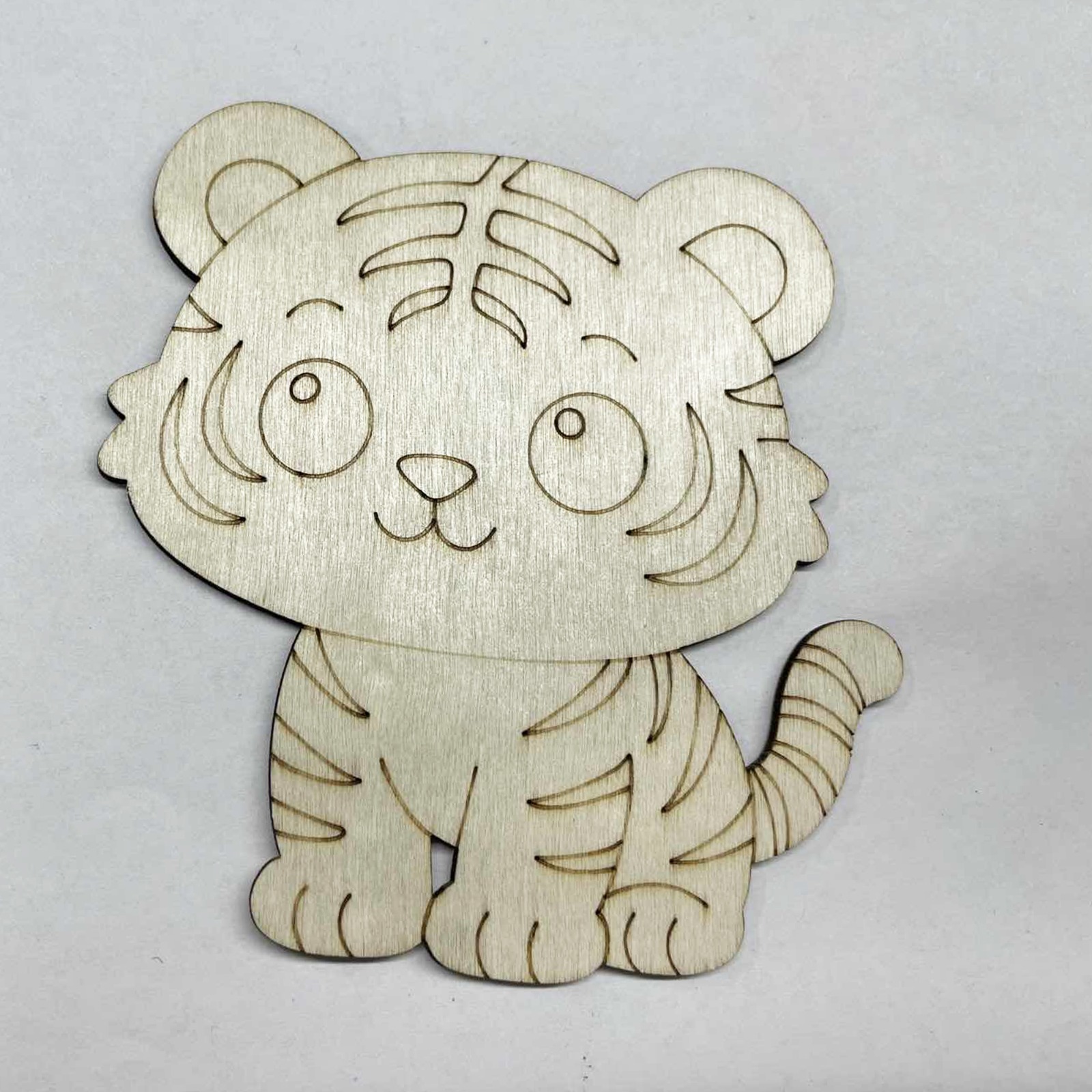 10 Pcs/set Tiger Animal Unfini - مراجعة Home Decor Diy وسعره