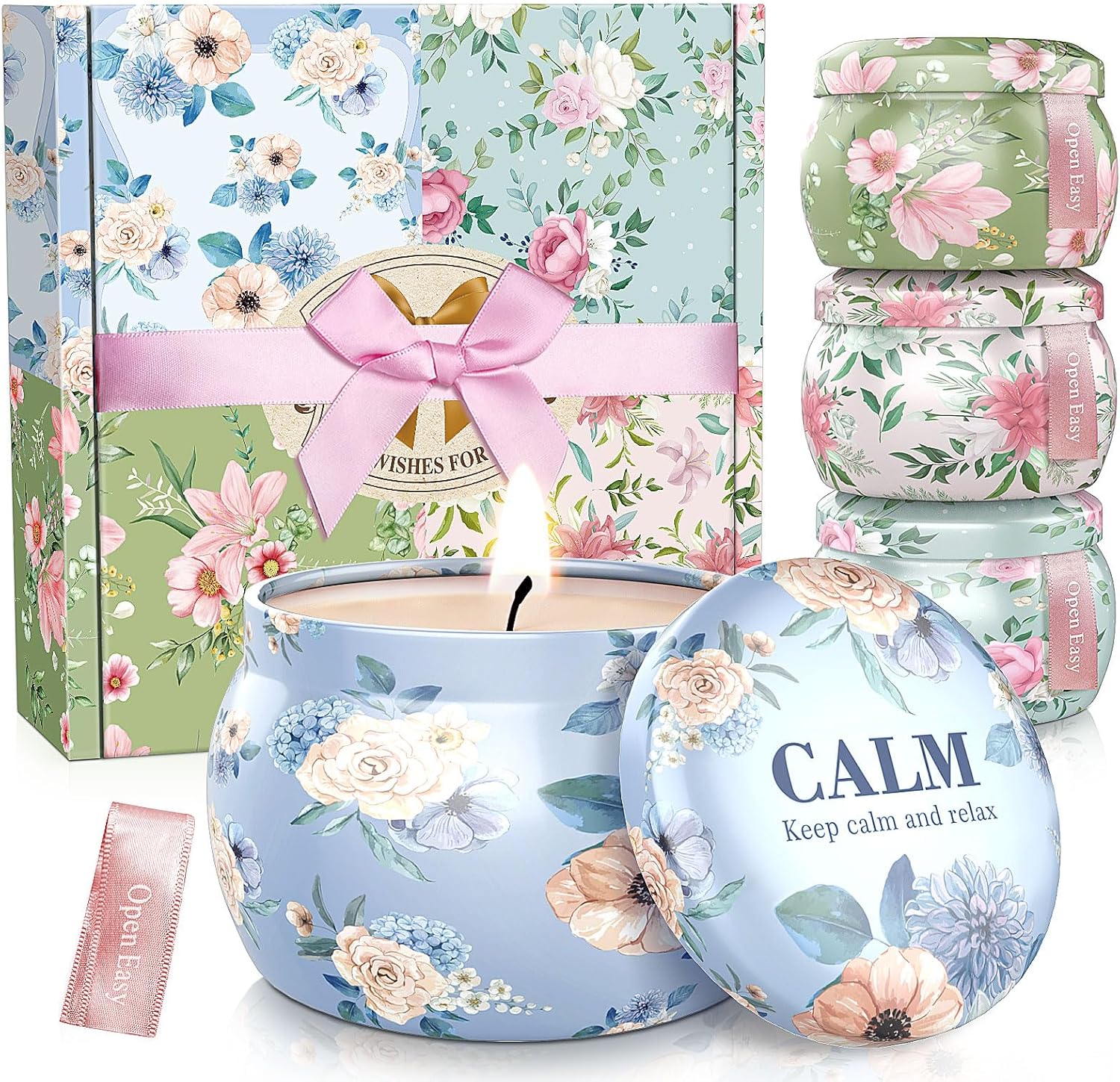17.6oz Soy Wax Scented Candles - مراجعة Scented Candle Set وسعره