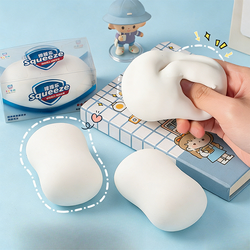 Soft Fake White Soap Squishy S - مراجعة Home Decor Games وسعره