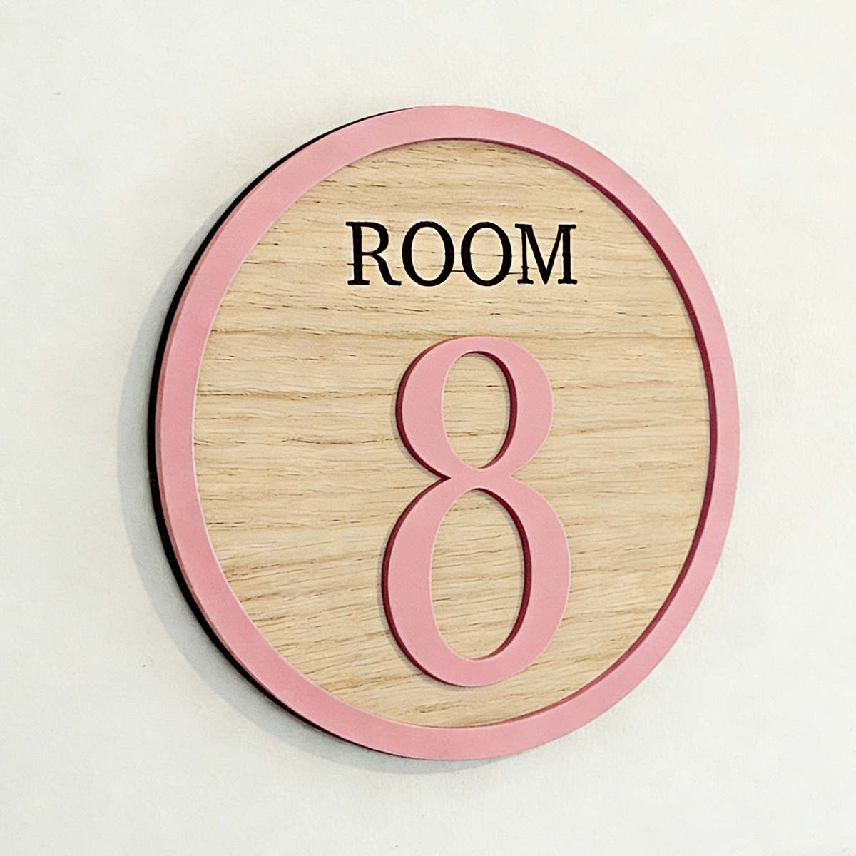 1Pc Cutom Room Number Wooden A - مراجعة Home Decor Diy وسعره