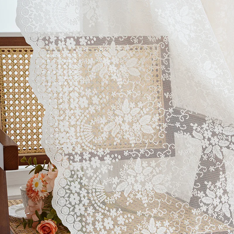 French Polyester Jacquard Lace - مراجعة Home Decor Window Blinds وسعره