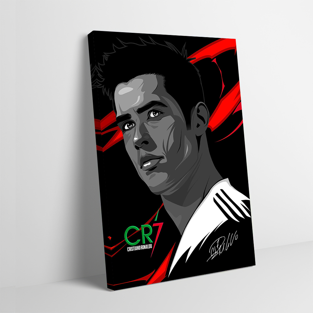 Cristiano Ronaldo Vector Portr - مراجعة Home Decor Vector وسعره