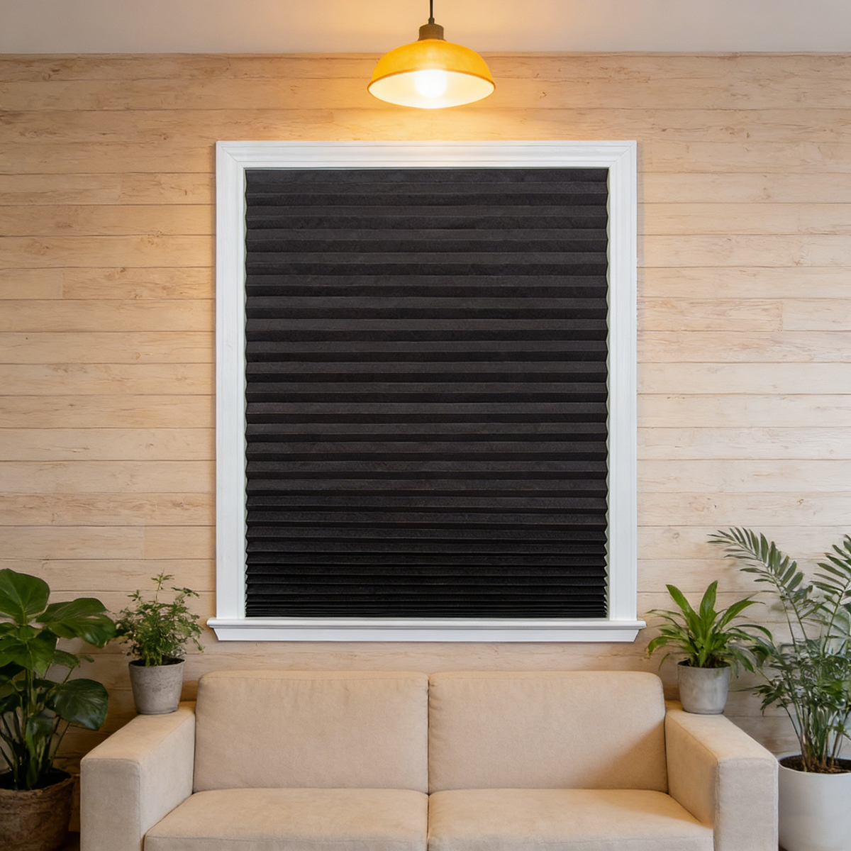 Simple Pleated Window Shades S - مراجعة Home Decor Window Blinds وسعره