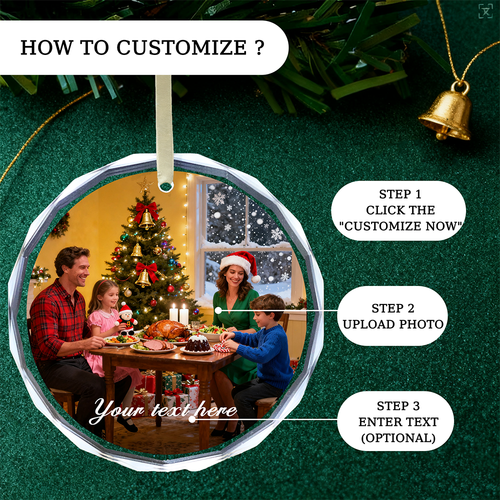 Personalized Christmas Ornamen - مراجعة Home Decor Xmas وسعره