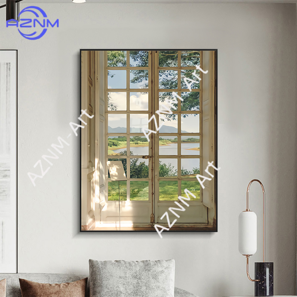 Green Landscapes Windows Wall  - مراجعة Home Decor Reviews وسعره