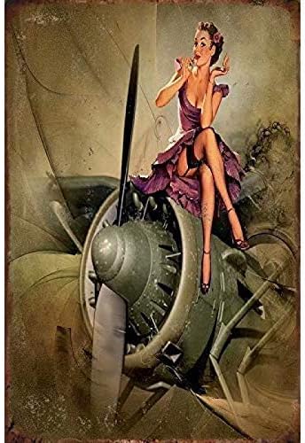 Vintage Tin Sign Military Pin  - مراجعة Home Decor Wall Panels وسعره