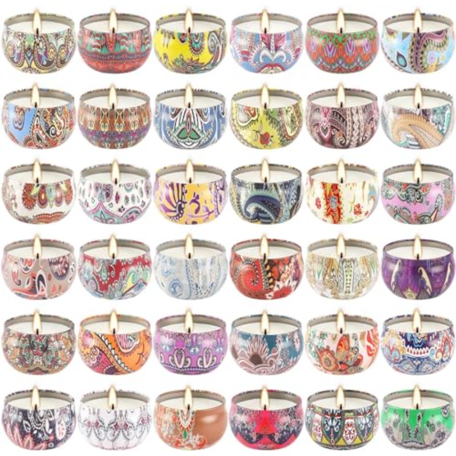 Set of 36 Scented Candles, 2.5 - مراجعة Scented Candle Set وسعره