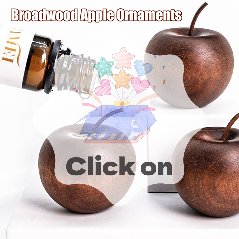 1PCS Of Wooden Apple Shaped Es - مراجعة Home Decor Essentials وسعره