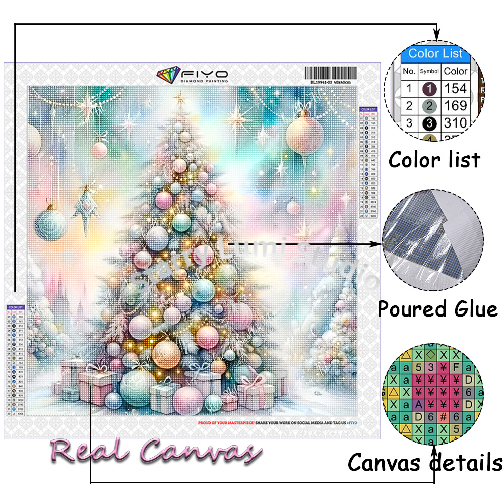 Diamond Painting Kit Christmas - مراجعة Home Decor Xmas وسعره