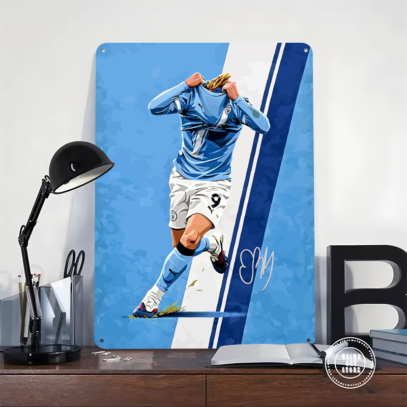 Haaland9 Soccer Vector Printin - مراجعة Home Decor Vector وسعره