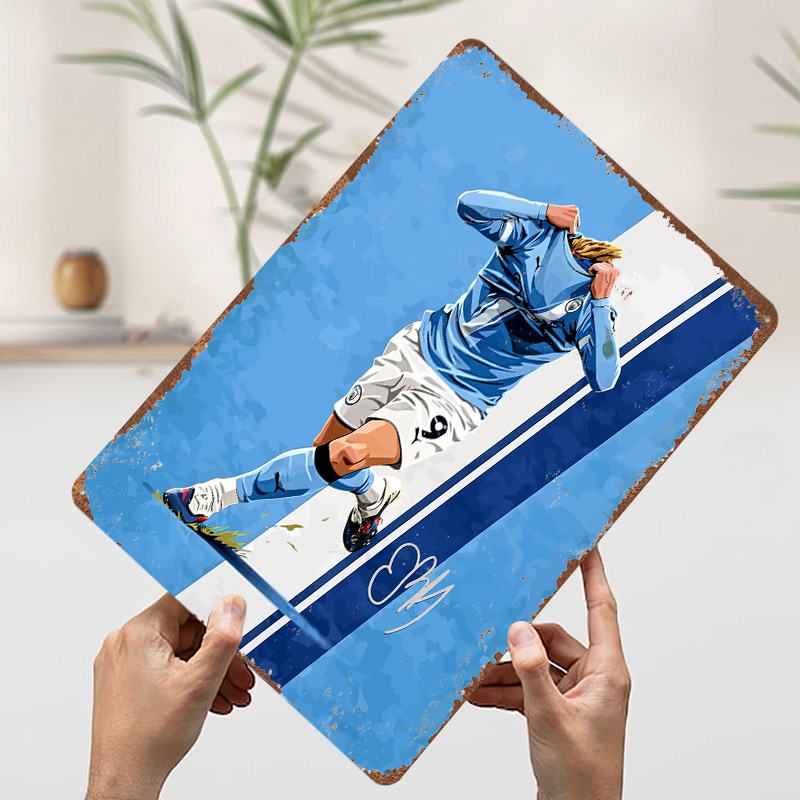Haaland9 Soccer Vector Printin - مراجعة Home Decor Vector وسعره