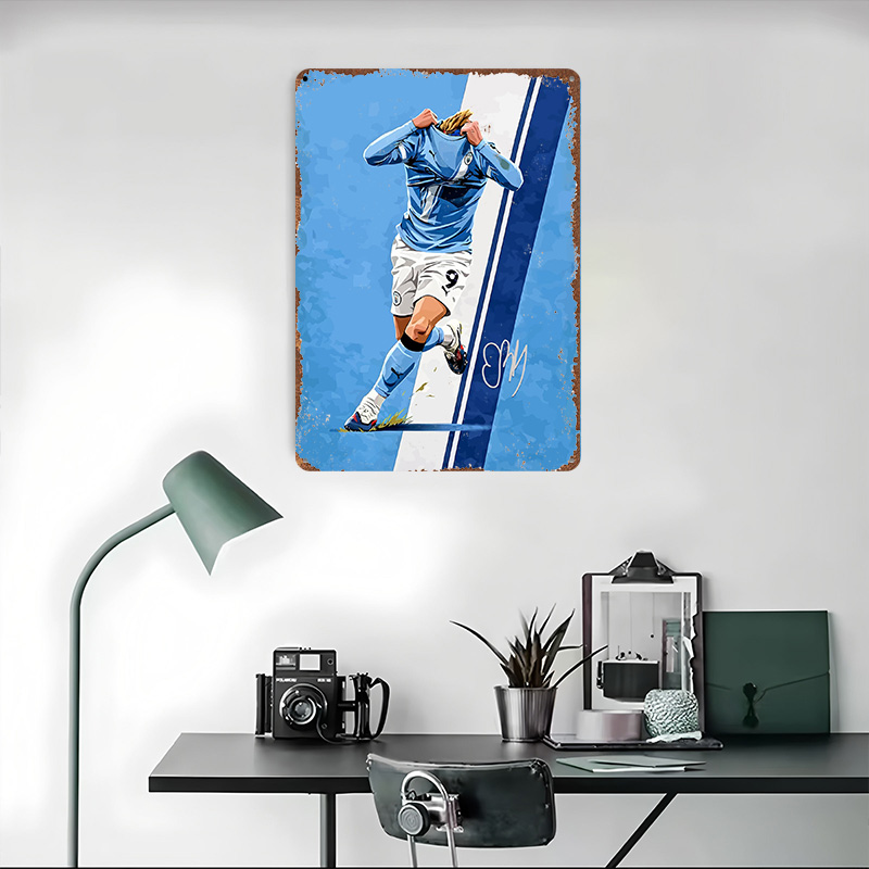 Haaland9 Soccer Vector Printin - مراجعة Home Decor Vector وسعره