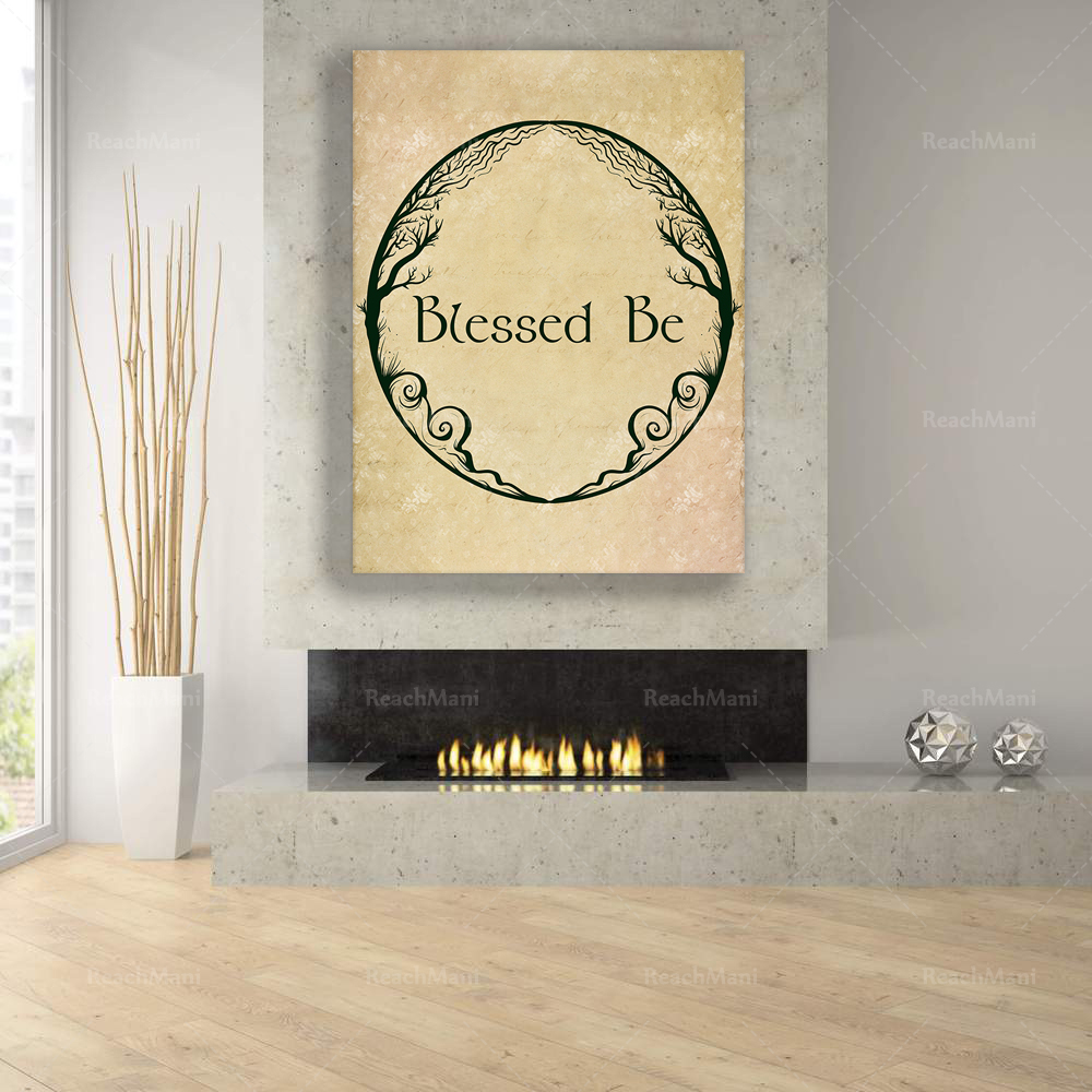 Blessings quote and tree of li - مراجعة Home Decor Quotes Ideas وسعره