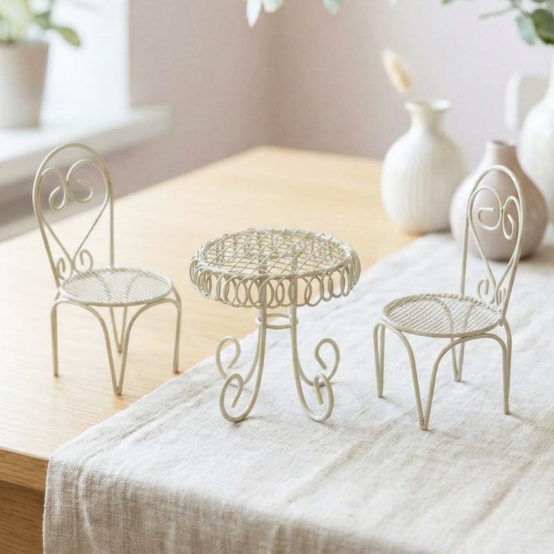 1/3Pcs Dollhouse Garden Displa - مراجعة Home Decor Furniture وسعره
