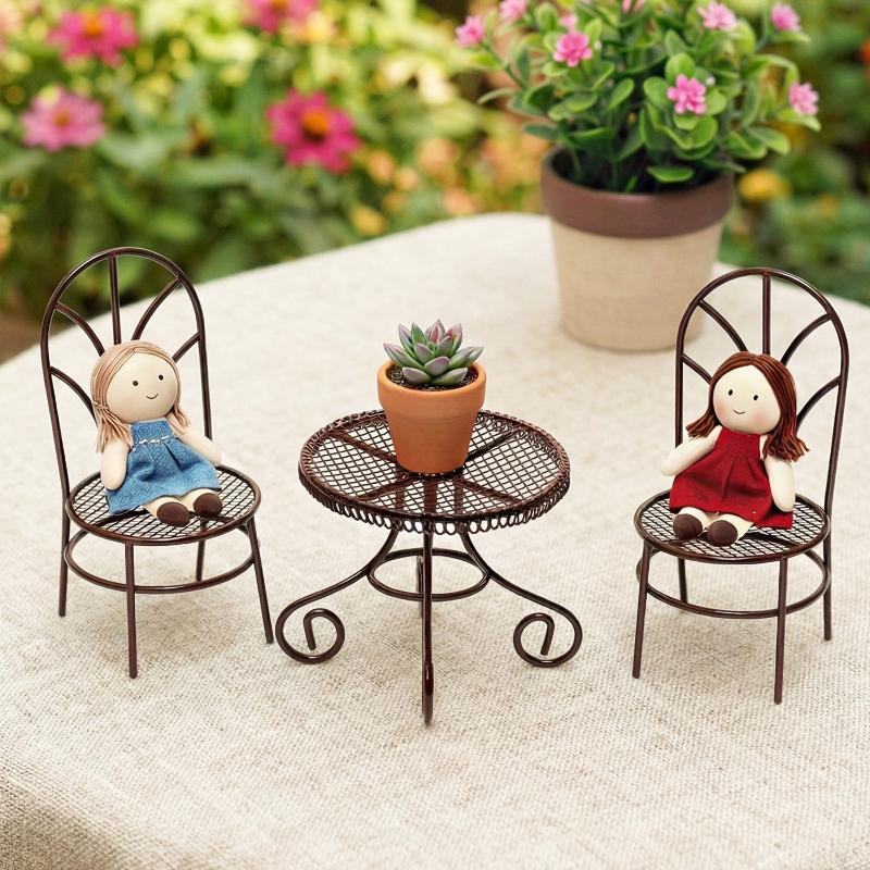 1/3Pcs Dollhouse Garden Displa - مراجعة Home Decor Furniture وسعره