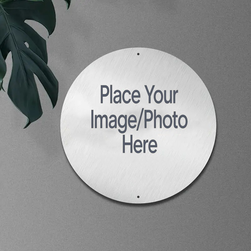 Custom Round Metal Sign with Y - مراجعة Home Decor Reviews وسعره