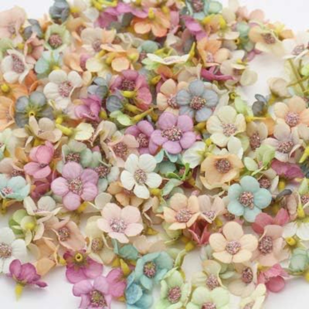50pcs 2.5cm Mini Silk Daisy Ar - مراجعة Home Decor Garland وسعره
