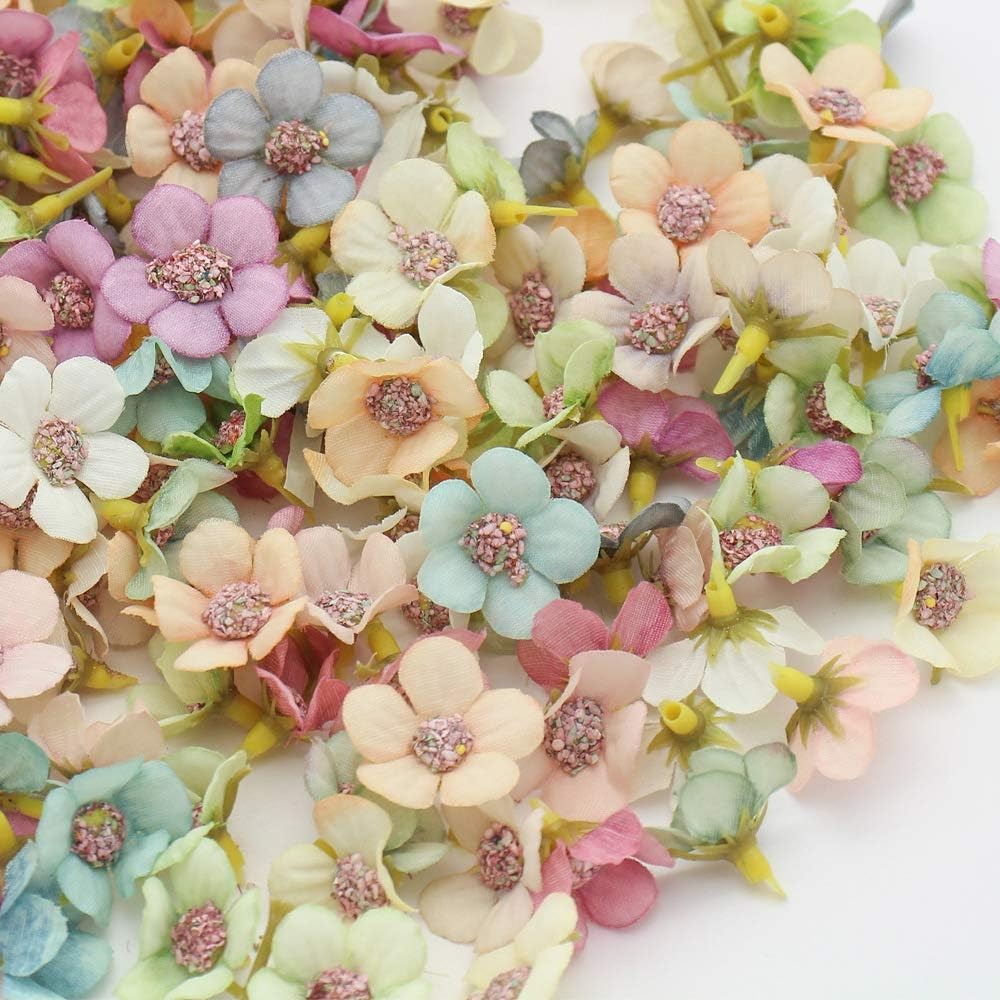 50pcs 2.5cm Mini Silk Daisy Ar - مراجعة Home Decor Garland وسعره