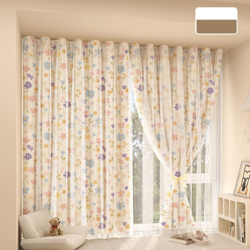2 Panels Flower Hook and Loop  - مراجعة Home Decor Window Blinds وسعره