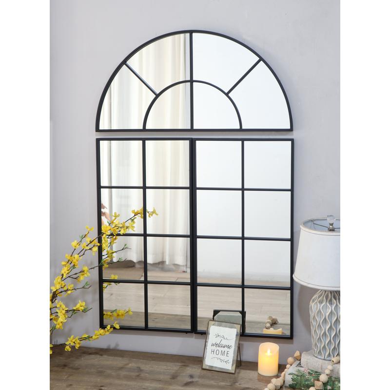 Large Arched Wall Mirror with  - مراجعة Home Decor Wall Panels وسعره
