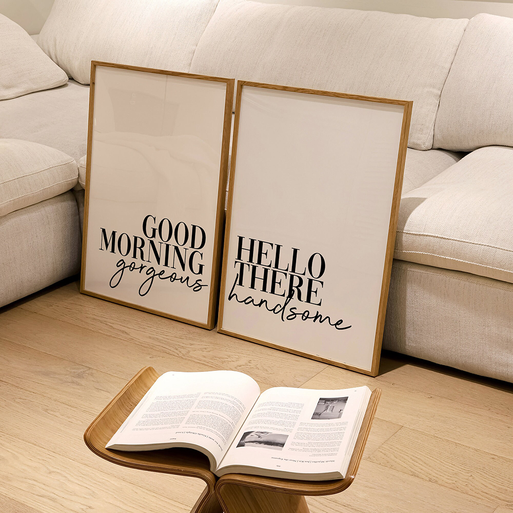 Good Morning Quotes Posters an - مراجعة Home Decor Quotes Ideas وسعره