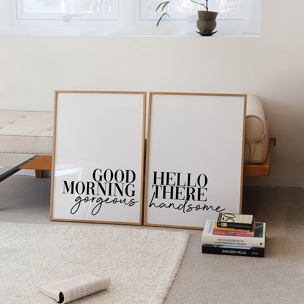 Good Morning Quotes Posters an - مراجعة Home Decor Quotes Ideas وسعره