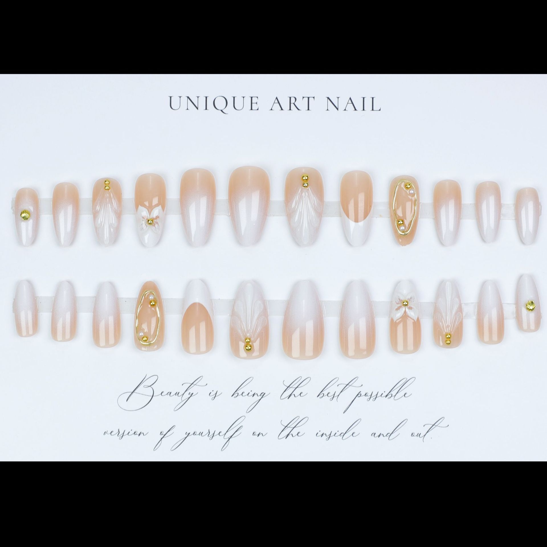3D fake nails for women girls  - مراجعة Pressed Flower Frame وسعره