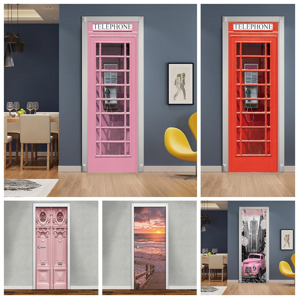 Removable Pink Telephone Booth - مراجعة Home Decor On Sale وسعره