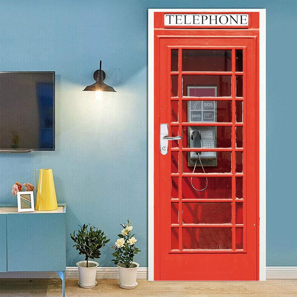 Removable Pink Telephone Booth - مراجعة Home Decor On Sale وسعره