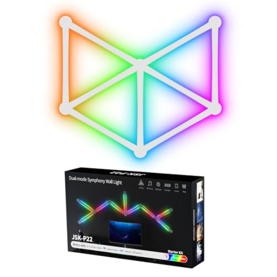 RGB Wall Light, LED DIY Geomet - مراجعة Home Decor Diy وسعره