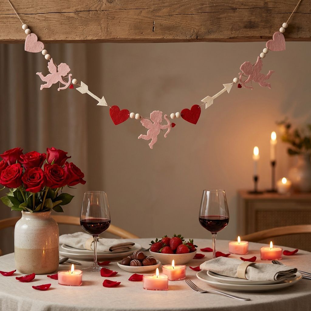 Valentine's Day LOVE Heart Pom - مراجعة Home Decor Garland وسعره