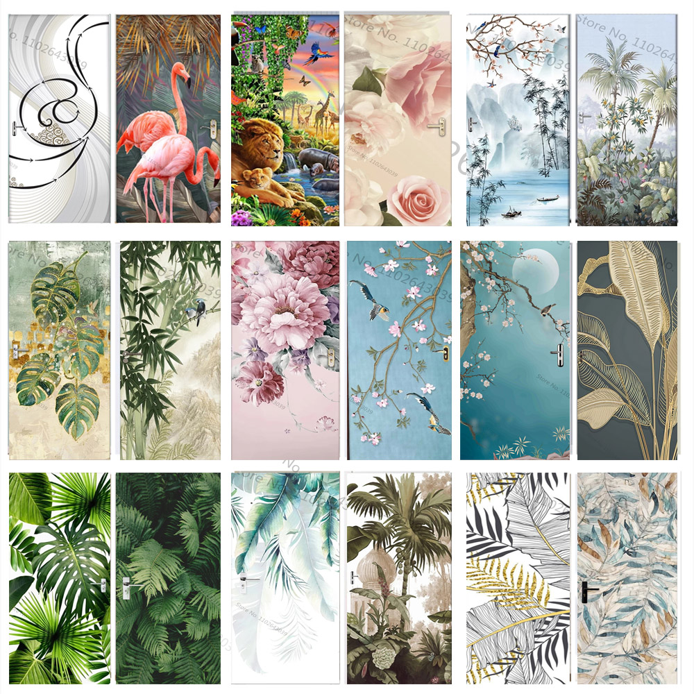 Pastoral Flower Leaf 3D Door S - مراجعة Home Decor On Sale وسعره