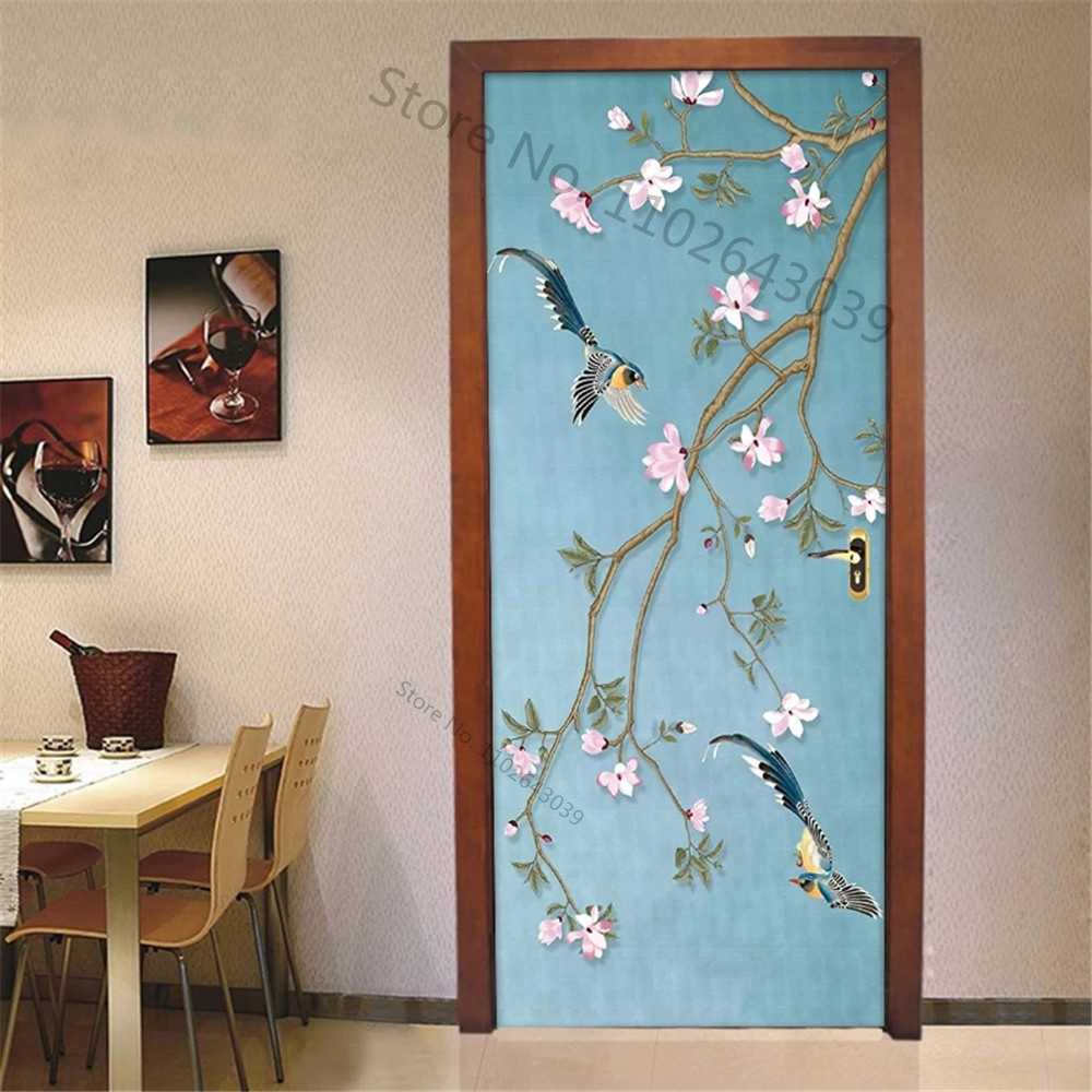 Pastoral Flower Leaf 3D Door S - مراجعة Home Decor On Sale وسعره