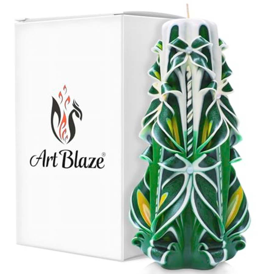 Carved Candles - Handmade Long - مراجعة Home Decor Luxury وسعره