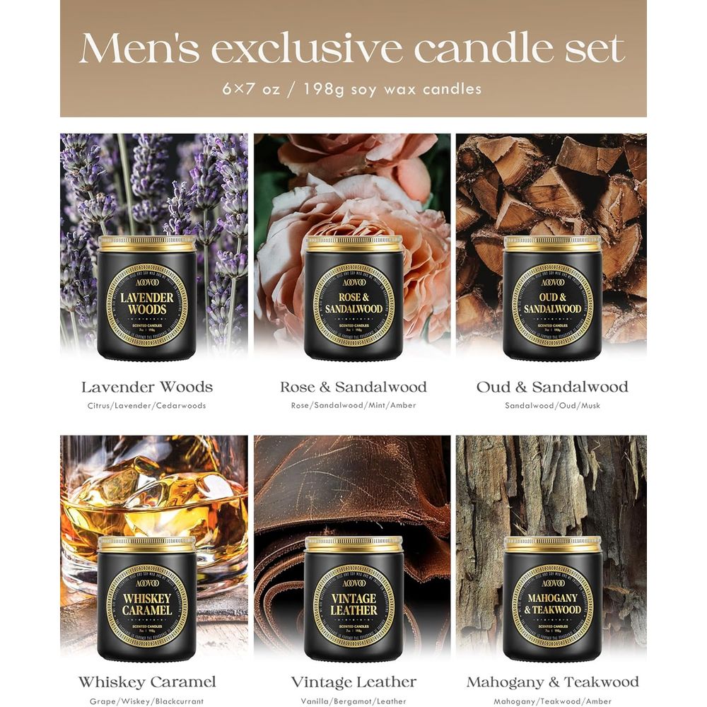 Scented Candles Git Set - 6 Pa - مراجعة Scented Candle Set وسعره