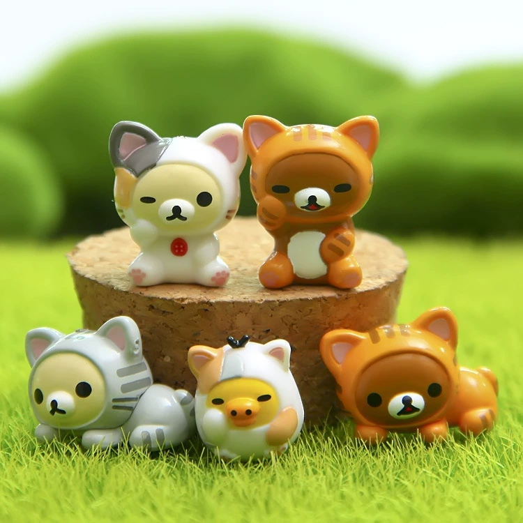 5pcs Rilakkuma Action Figures  - مراجعة Home Decor On Sale وسعره