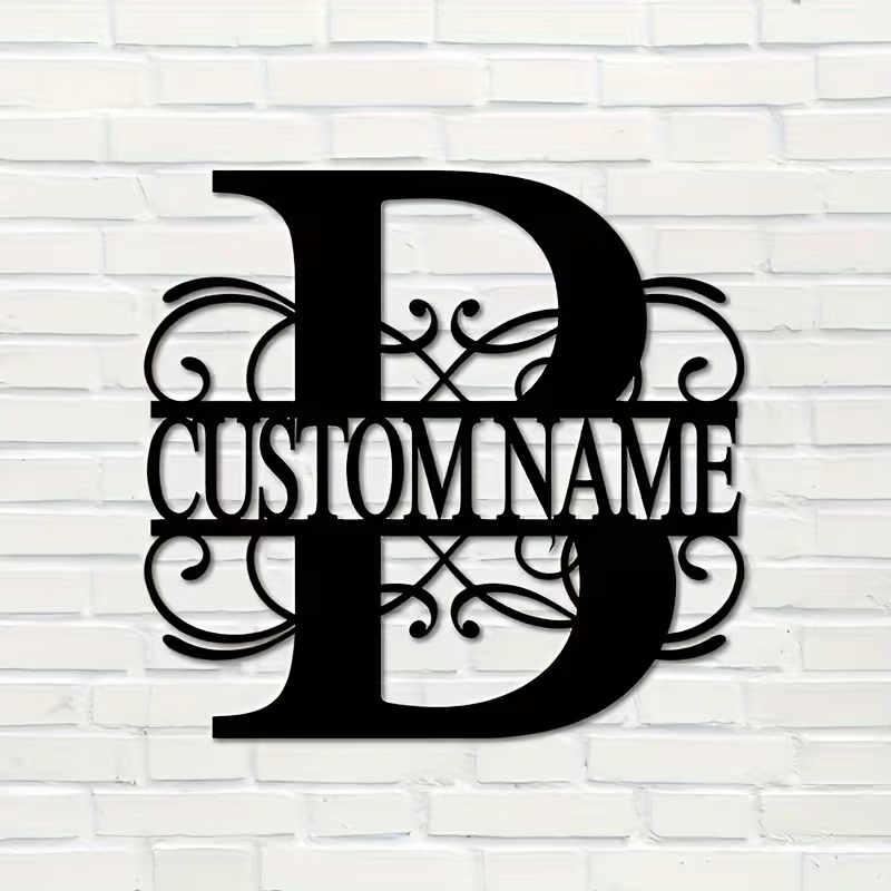 Classic Custom Monogram Metal  - مراجعة Home Decor Furniture وسعره