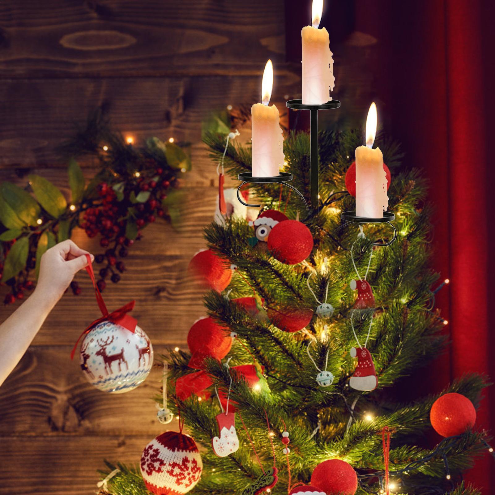 Metal Black Triple Tree Topper - مراجعة Home Decor Xmas وسعره