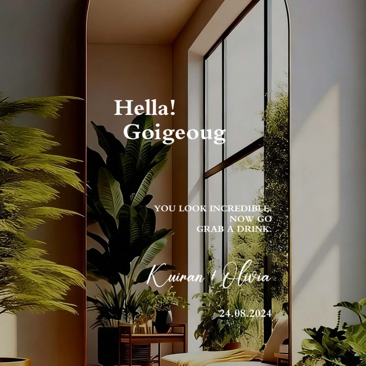 Custom Welcome Mirror Stickers - مراجعة Home Decor Window Blinds وسعره