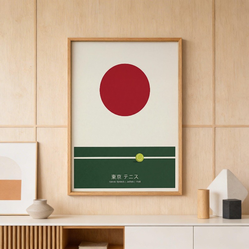 Japandi Wave Art Print Japanes - مراجعة Home Decor Japandi Style وسعره
