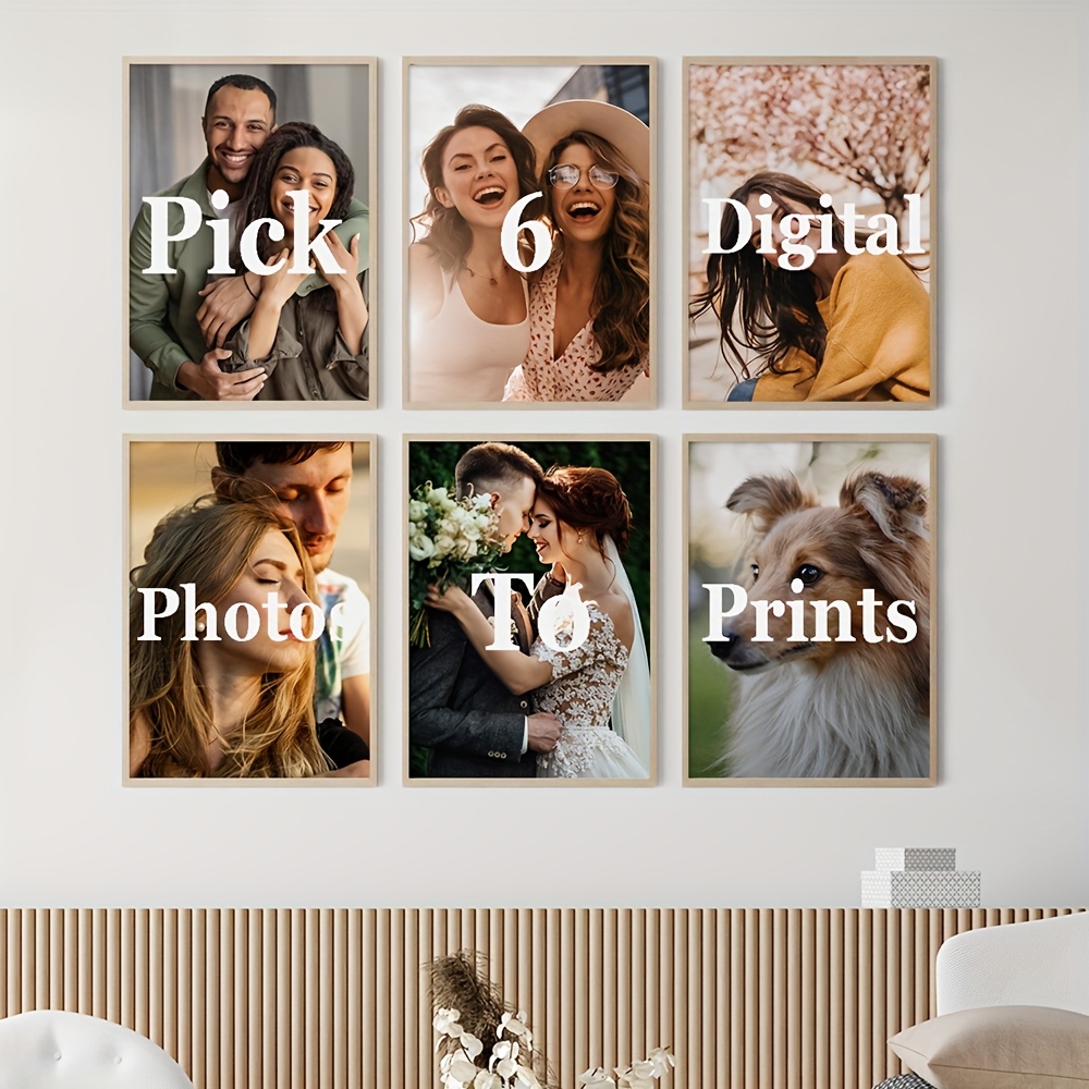 6pcs/set Custom Canvas Prints  - مراجعة Home Decor Furniture وسعره
