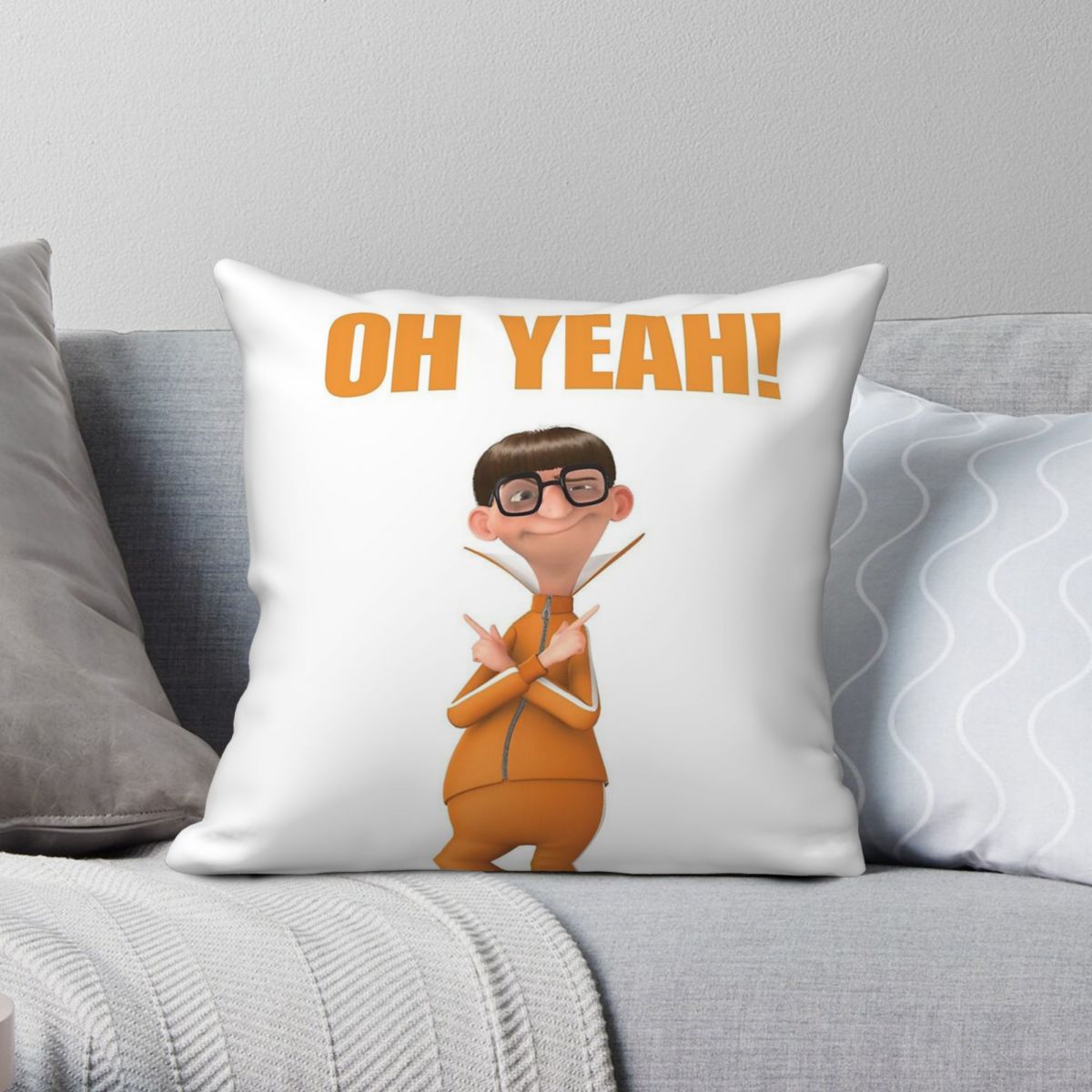 Oh Yeah Vector Square Pillowca - مراجعة Home Decor Vector وسعره