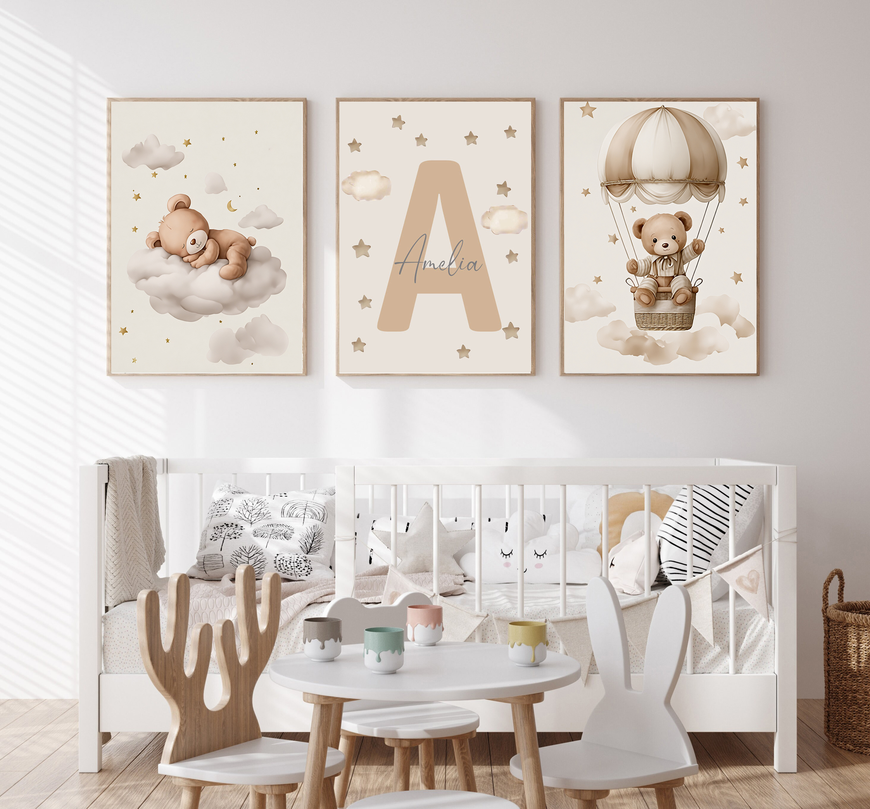 3pcs/set Bohemian Teddy Bear A - مراجعة Home Decor Ideas وسعره