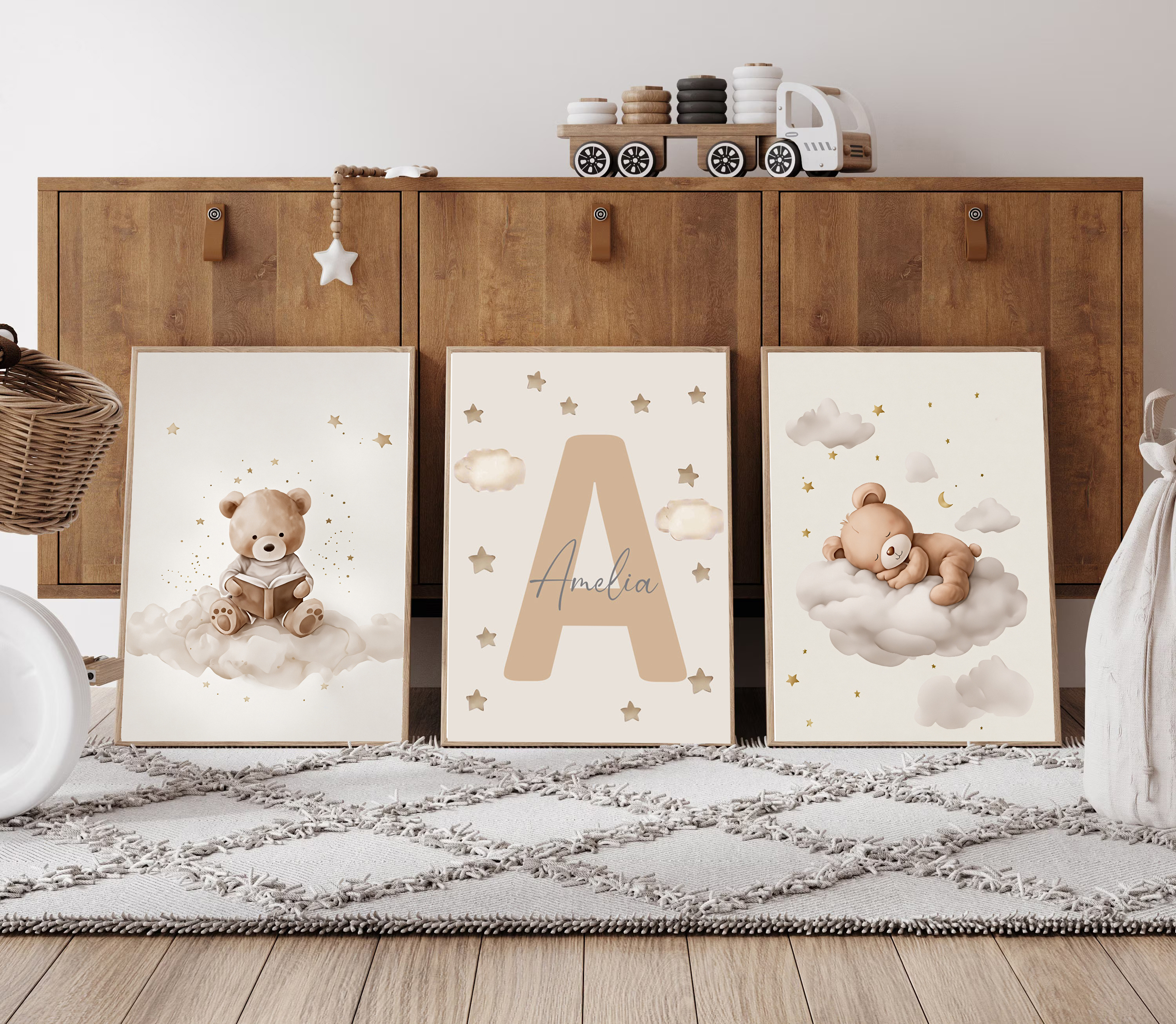 3pcs/set Bohemian Teddy Bear A - مراجعة Home Decor Ideas وسعره
