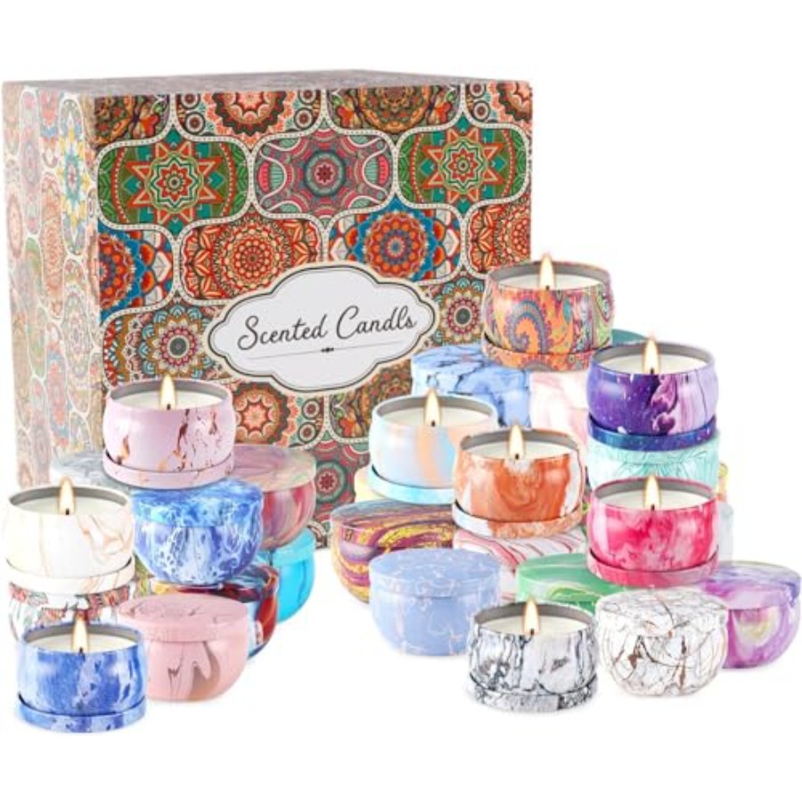 36 Packs Scented Candles Gift  - مراجعة Scented Candle Set وسعره